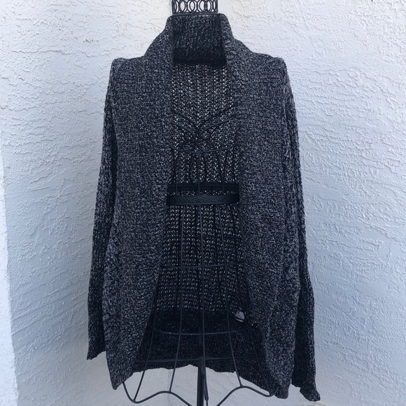 Armani Exchange Long Open Front Cardigan Size S - Picture 1 of 8